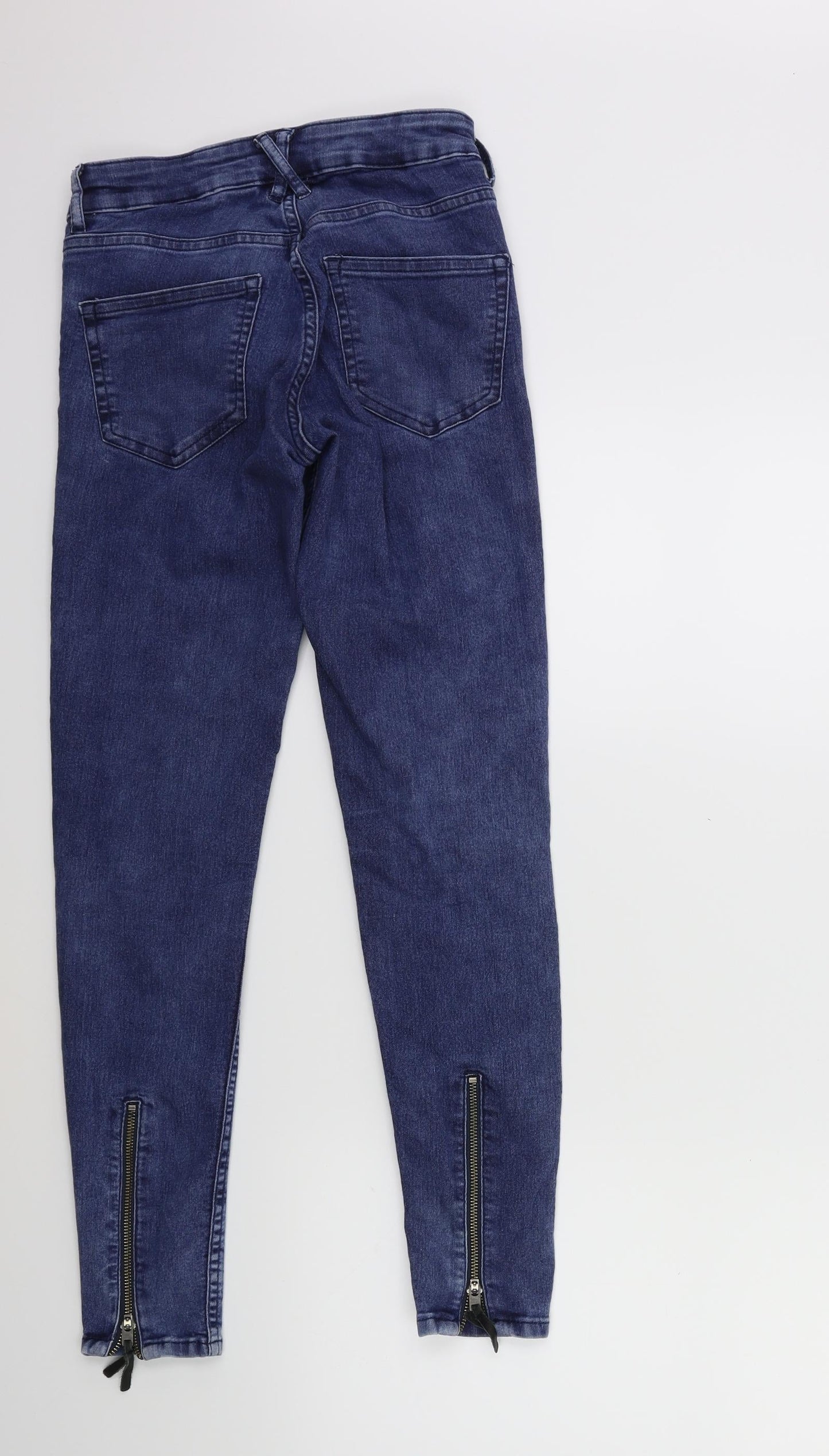H&M Womens Blue  Denim Skinny Jeans Size 6 L26 in