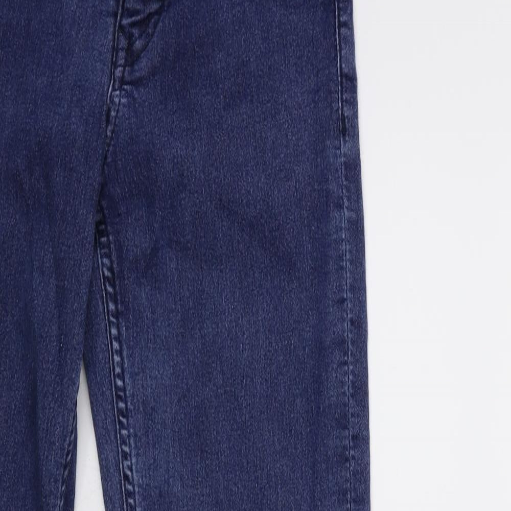 H&M Womens Blue  Denim Skinny Jeans Size 6 L26 in