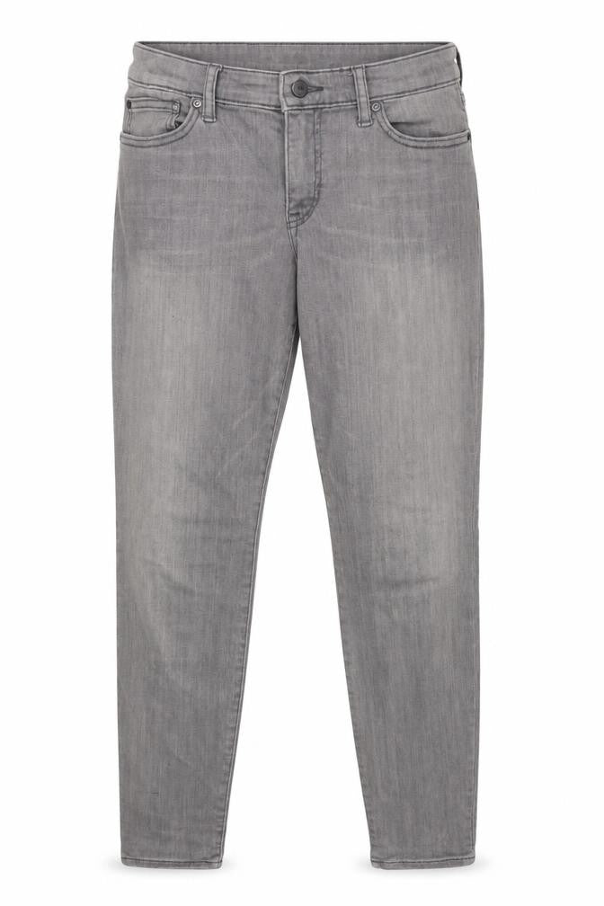 Front view of Gap women’s grey denim skinny jeans, size UK 10, 30-inch leg