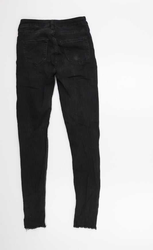 RESERVED Womens Black  Denim Skinny Jeans Size 34 in L27 in