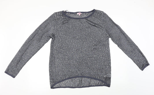 grace fashion  Womens Blue   Pullover Jumper Size 14