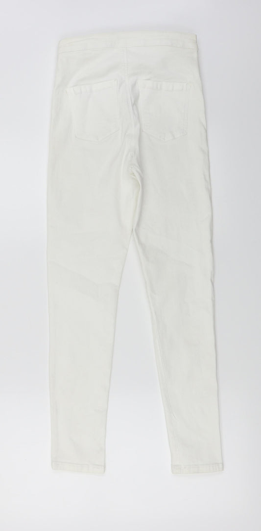 Topshop  Womens White   Skinny Jeans Size 28 in L24 in