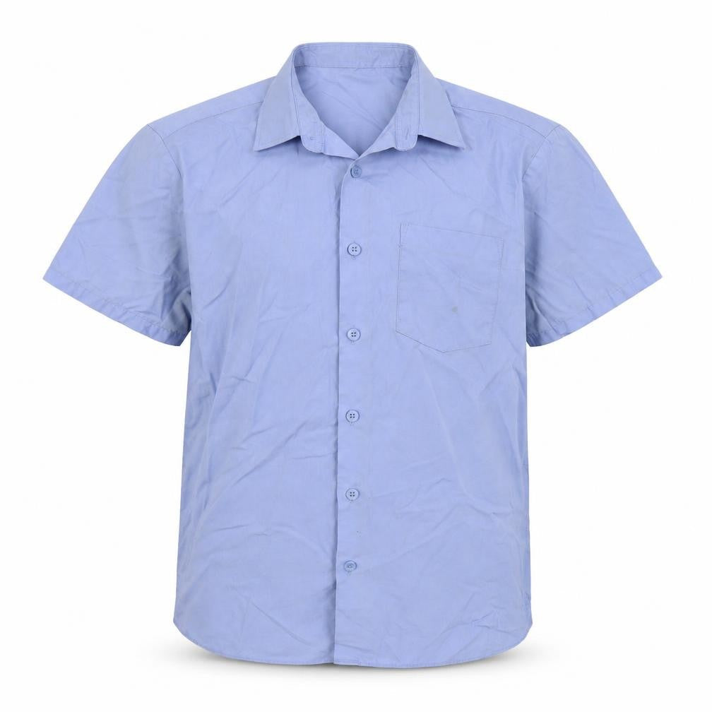 George Boys Blue   Basic Button-Up Size 12 Years