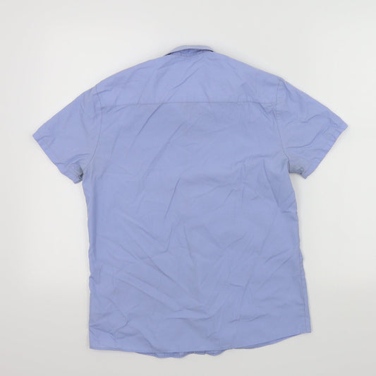 George Boys Blue   Basic Button-Up Size 12 Years