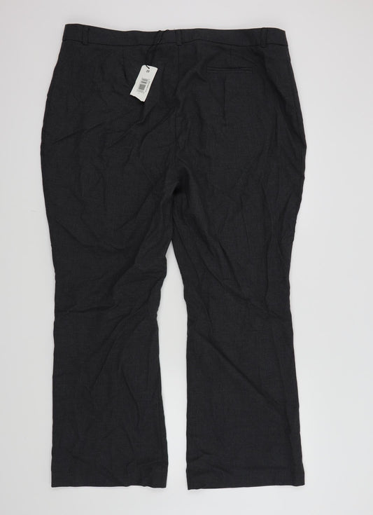 Soon Womens Grey   Trousers  Size 20 in L28 in