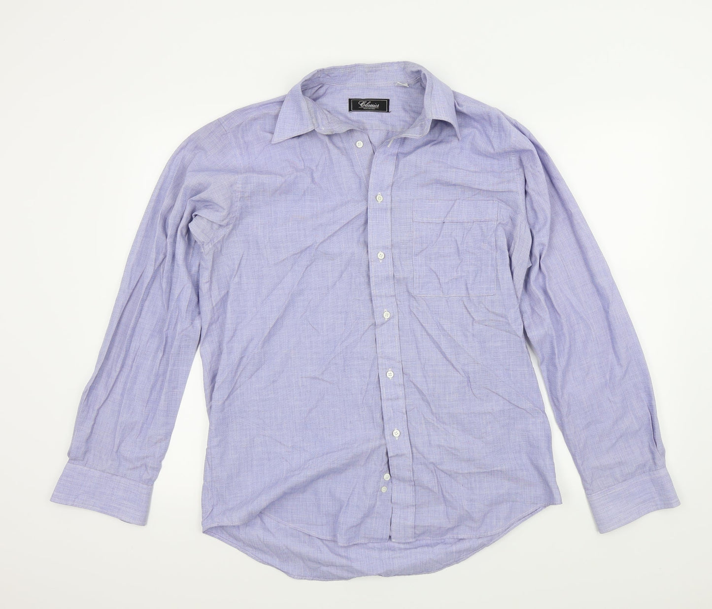 Debenhams Mens Blue    Button-Up Size M