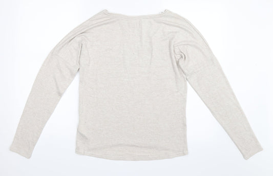 H&M Girls Beige   Pullover Jumper Size 14 Years