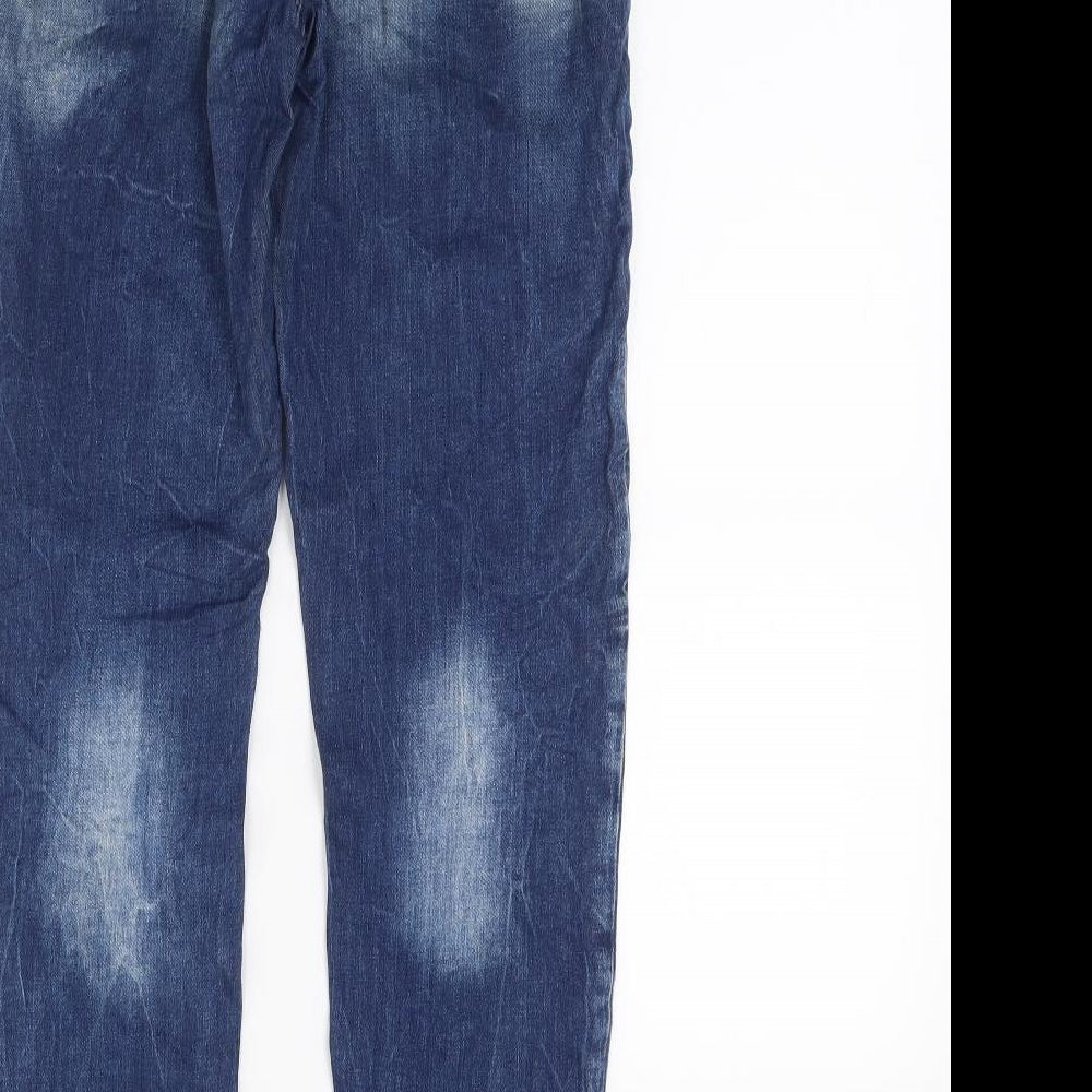 Papaya Womens Blue  Denim Skinny Jeans Size 8 L27 in