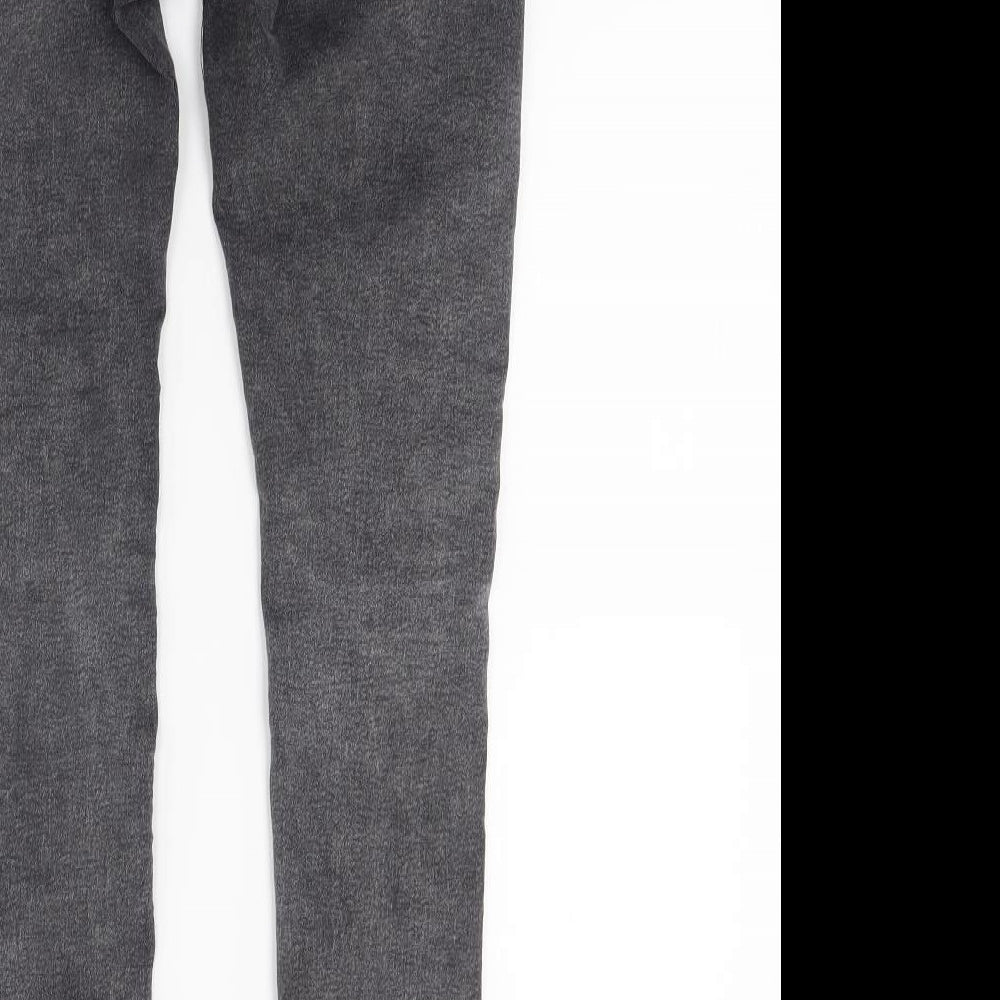 Primark Womens Black  Denim Skinny Jeans Size 8 L26 in