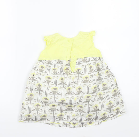NEXT Girls Yellow   A-Line  Size 9-12 Months