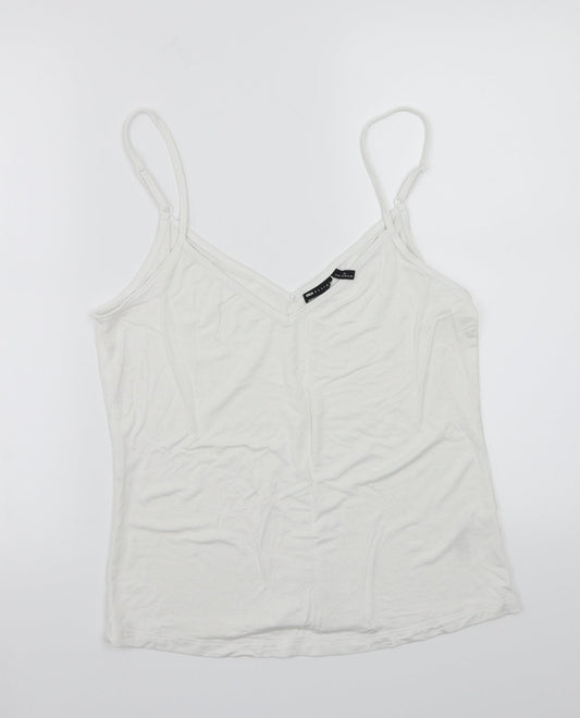 ASOS Womens White   Basic Tank Size 14