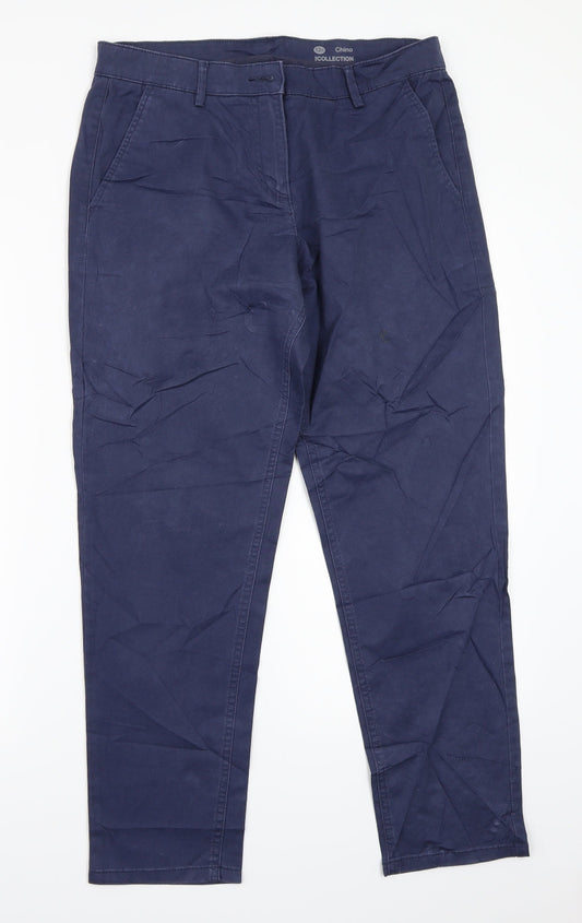 Preworn Womens Blue   Trousers  Size 12 L27 in