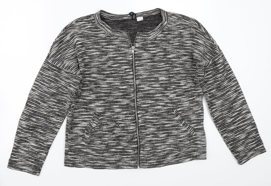 H&M Womens Black   Jacket Coat Size L
