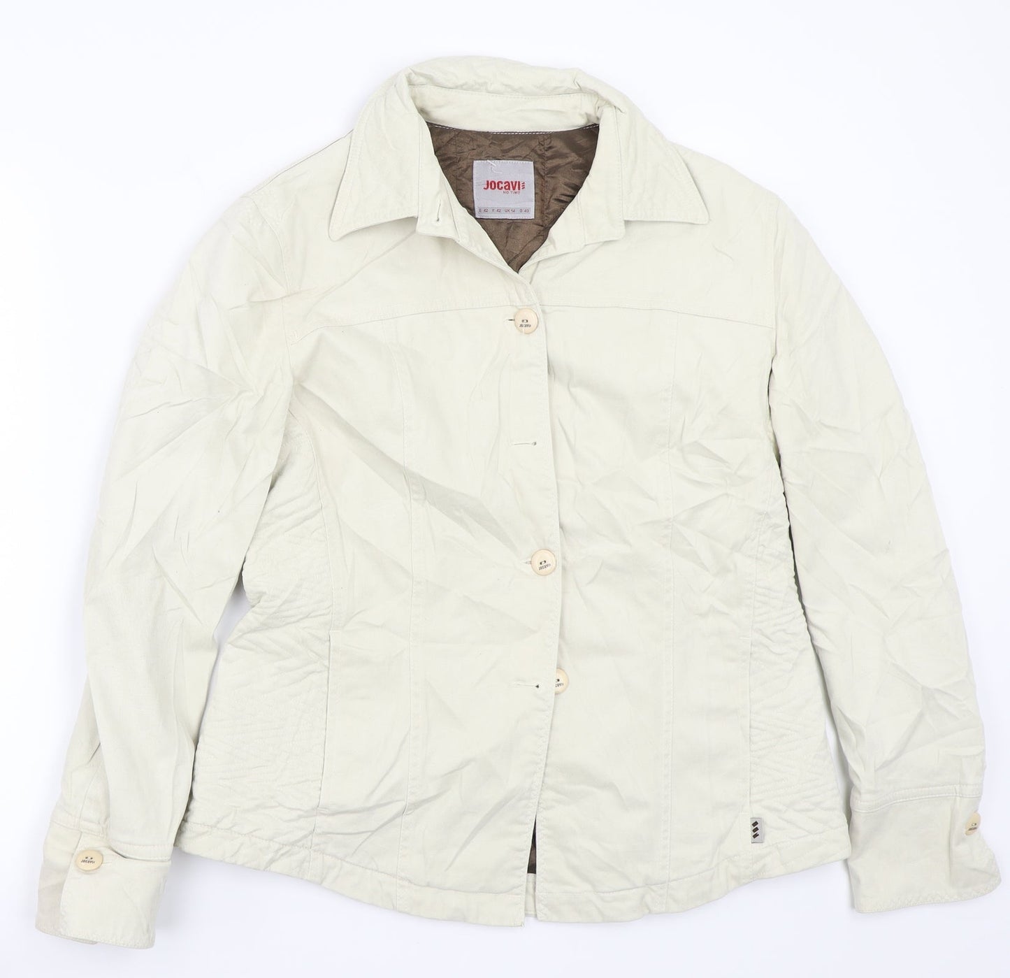 Jocavis Womens Beige   Jacket Coat Size 14