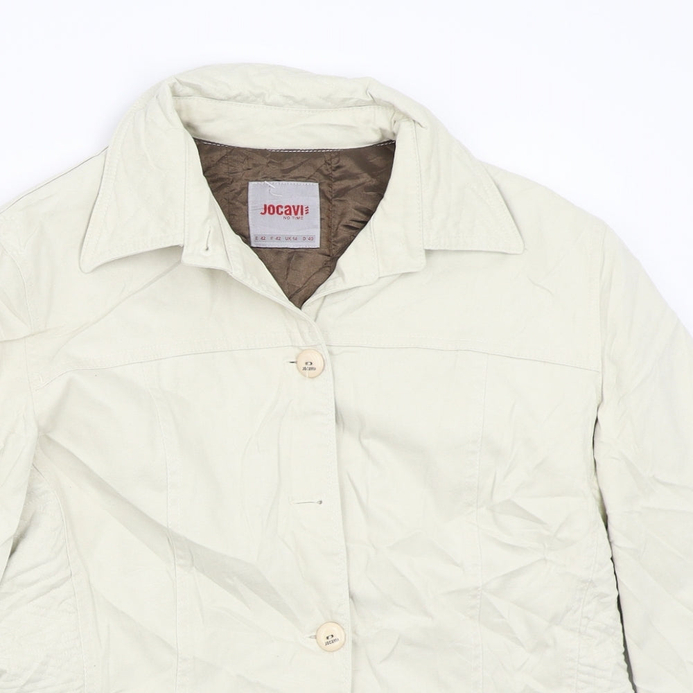 Jocavis Womens Beige   Jacket Coat Size 14
