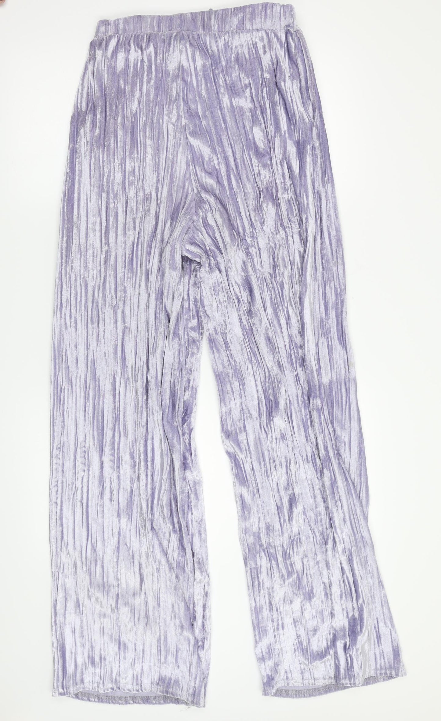 Boohoo Womens Purple   Sweatpants Trousers Size 10 L32 in