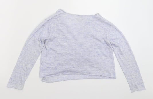 NEXT Girls Blue  Knit Cardigan Jumper Size 7 Years