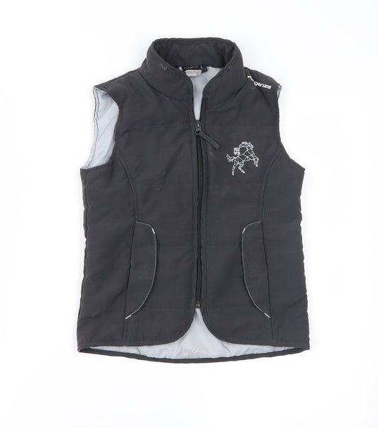 DECATHLON Girls Grey   Gilet Waistcoat Size 6 Years