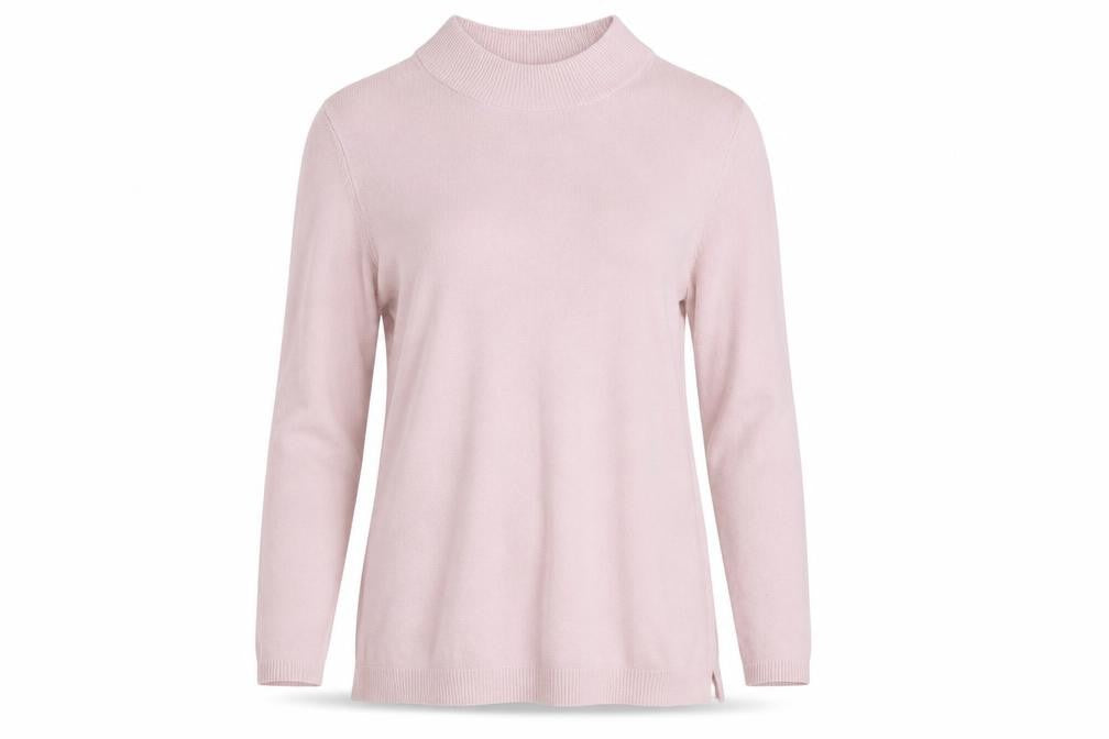 Front view of Papaya women’s pink jumper, size UK 12