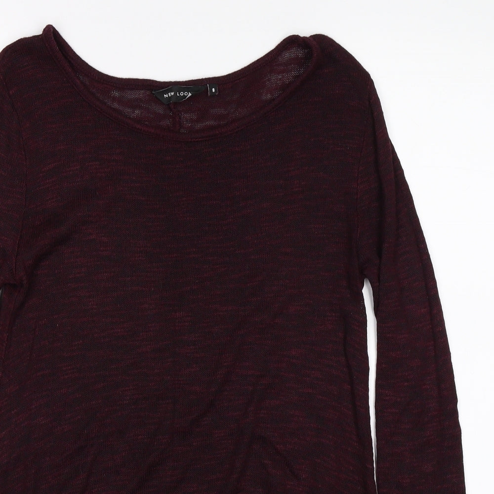 New Look Womens Red   Pullover Jumper Size 8