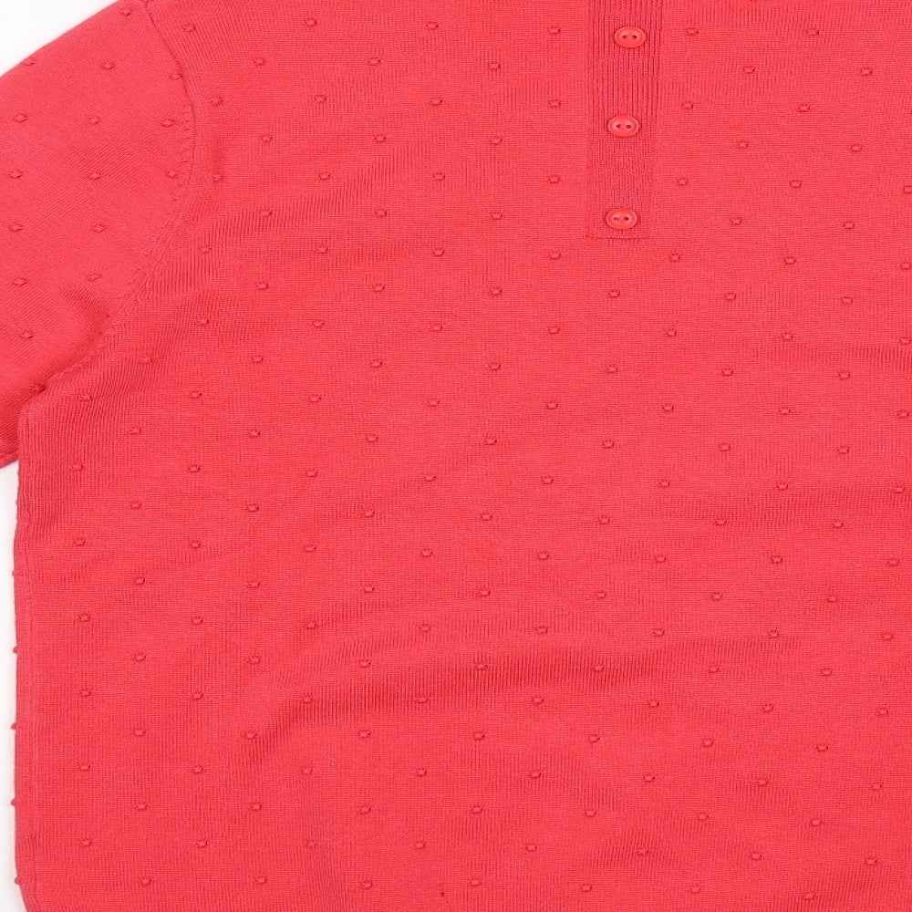 Hepburn Womens Pink   Pullover Jumper Size S