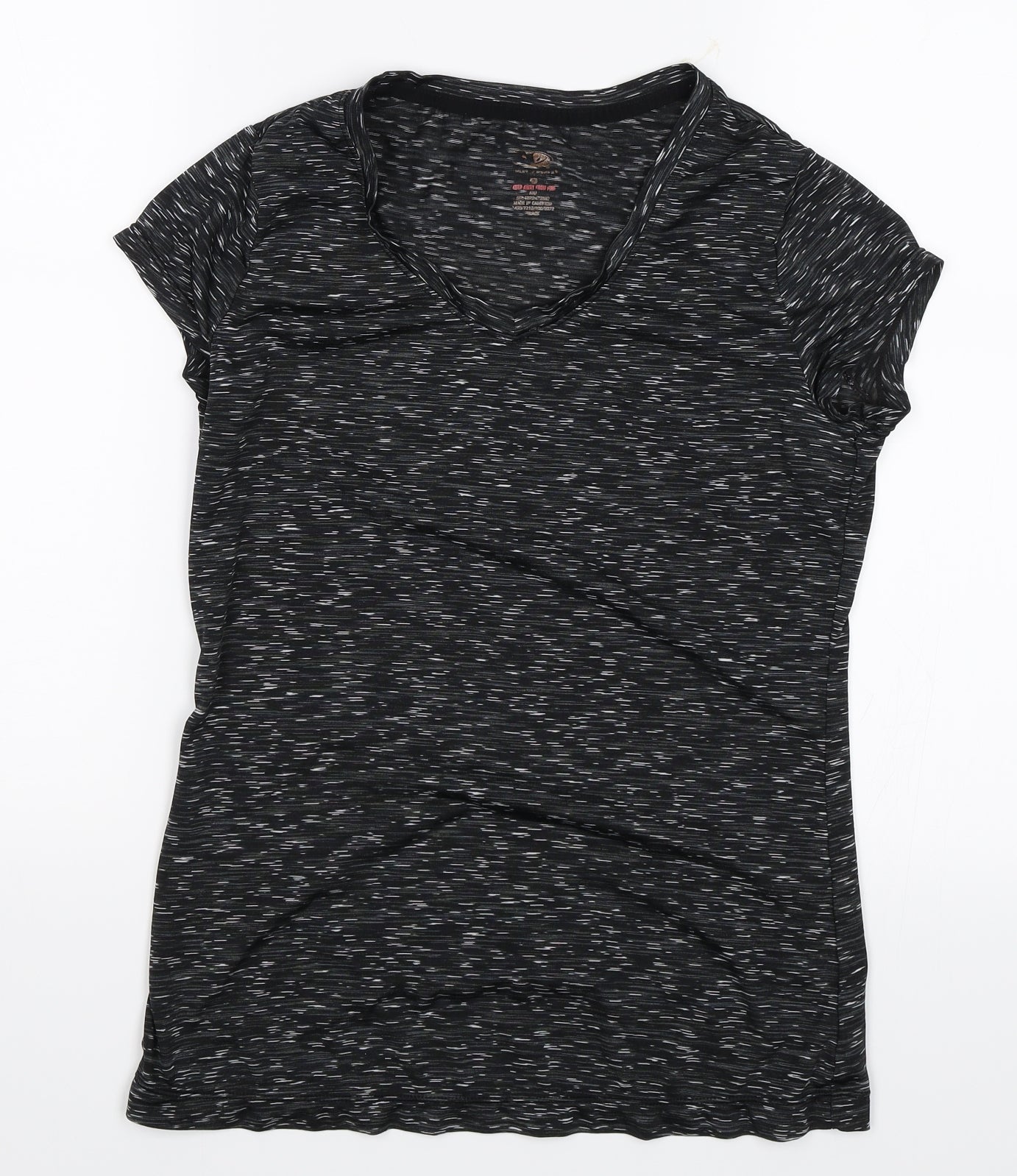 Preworn Womens Black   Basic T-Shirt Size 8