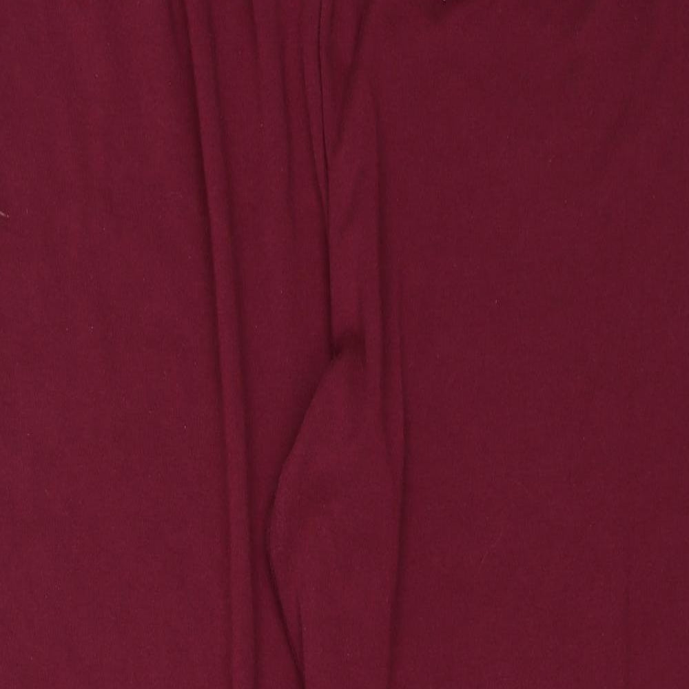 Bonmarché Womens Red   Trousers  Size L L24 in