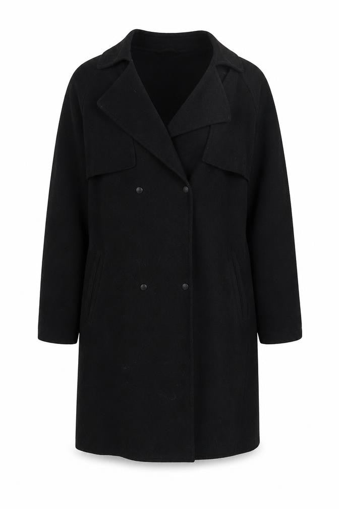 Front view of Atmosphere women’s black jacket, size UK 12