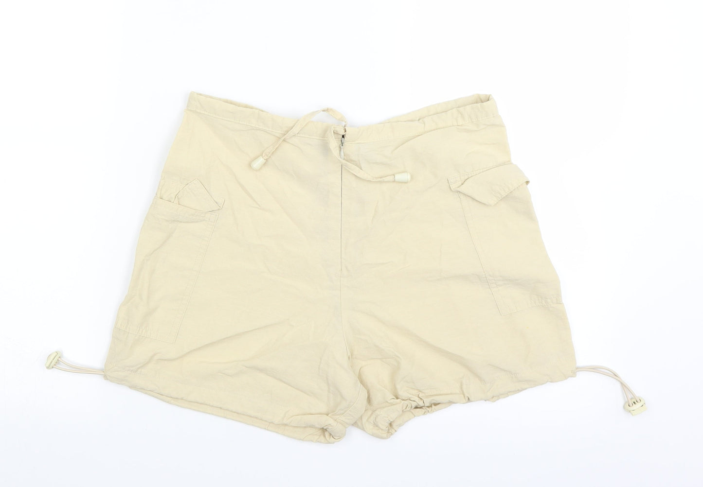 L.F.L. Womens Beige   Bermuda Shorts Size 12
