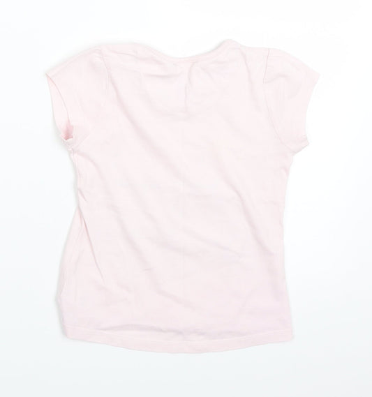 Mini Club Girls Pink   Basic T-Shirt Size 2-3 Years  - beach