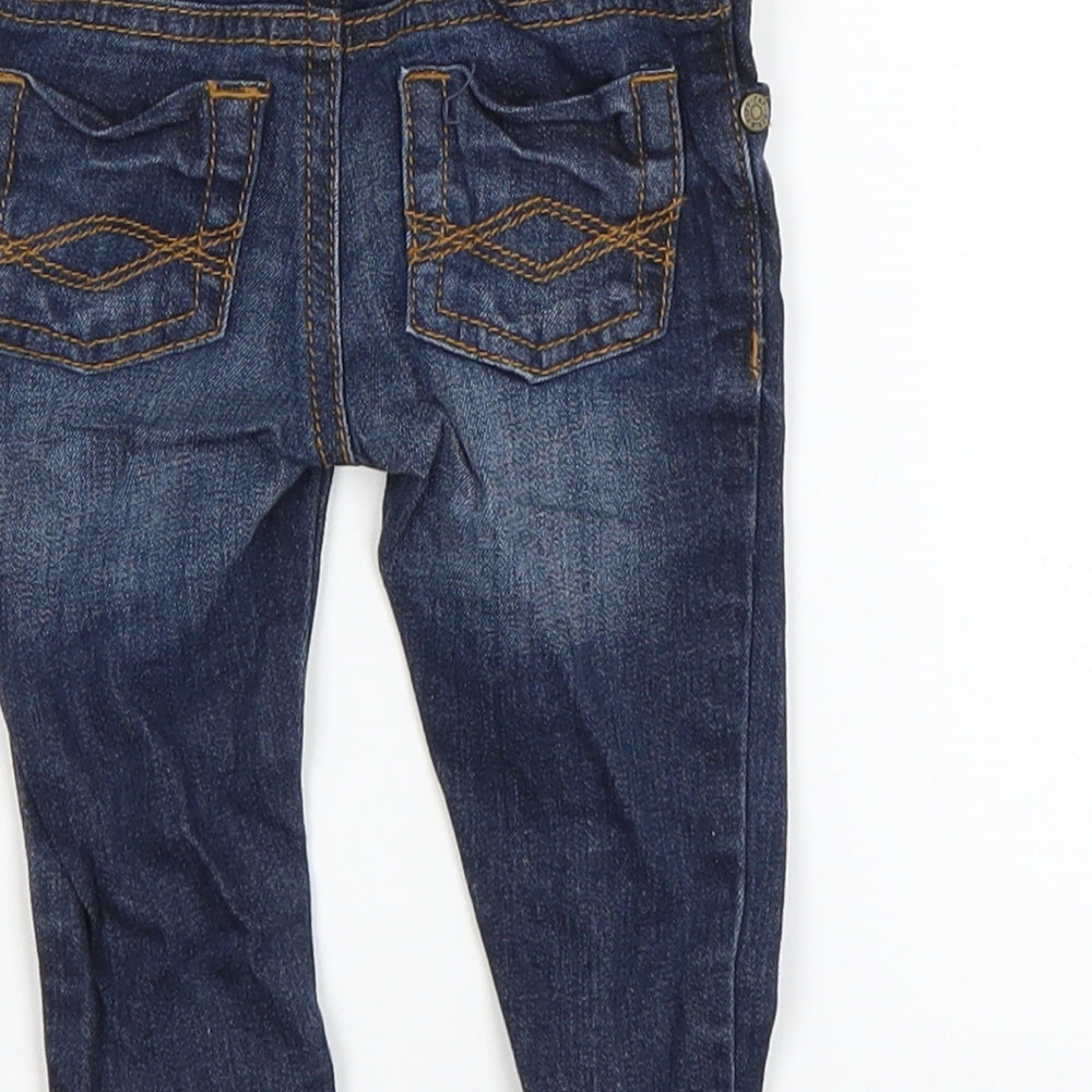 F&F Baby Blue  Denim Capri Trousers Size 0-3 Months