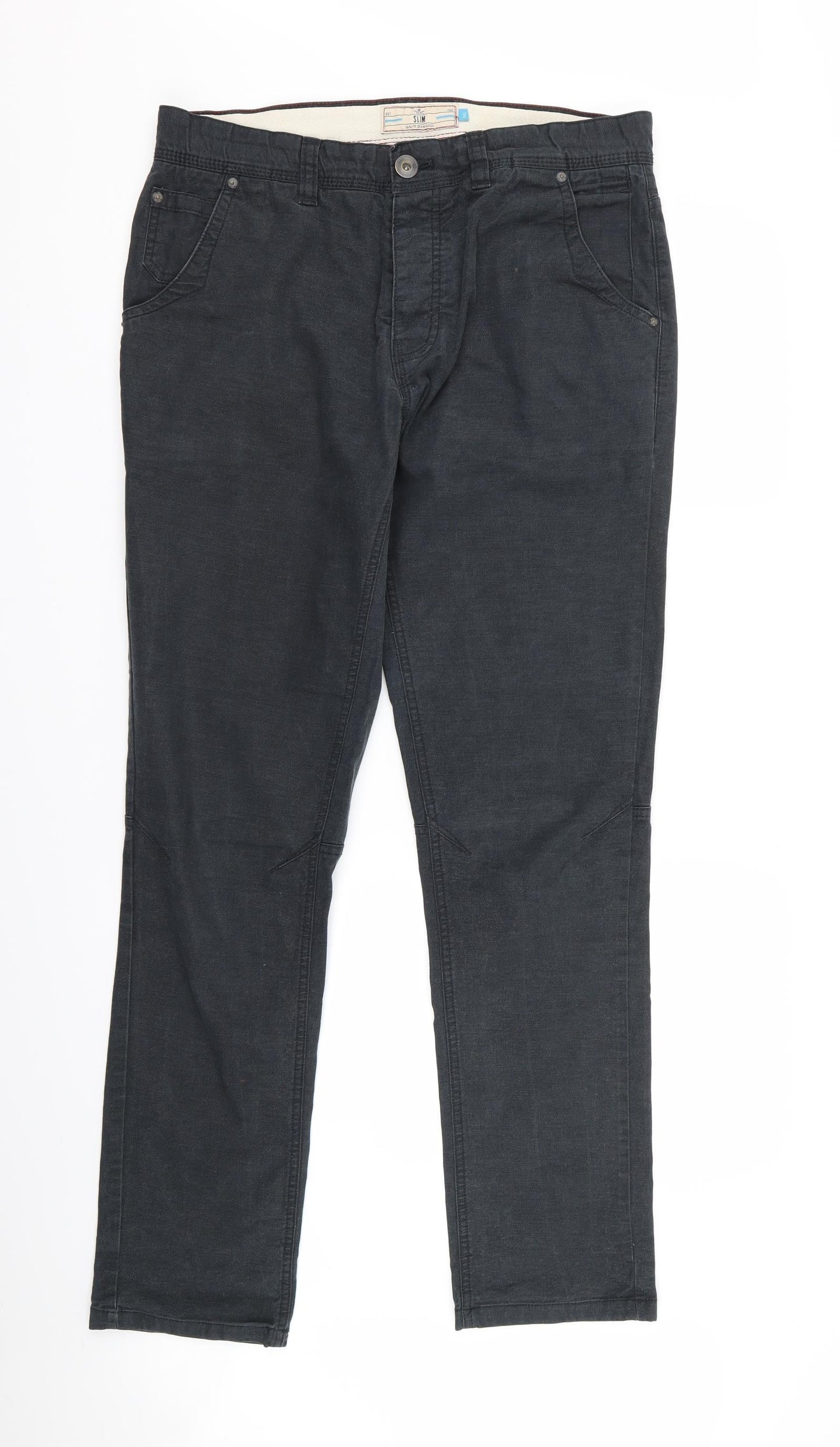NEXT Womens Grey   Trousers  Size 14 L27 in - v