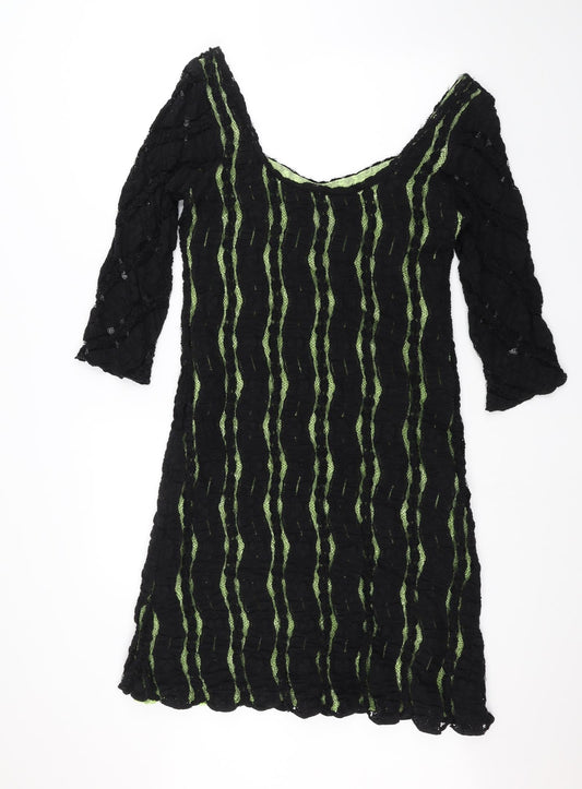 Dm London Womens Black   A-Line  Size L