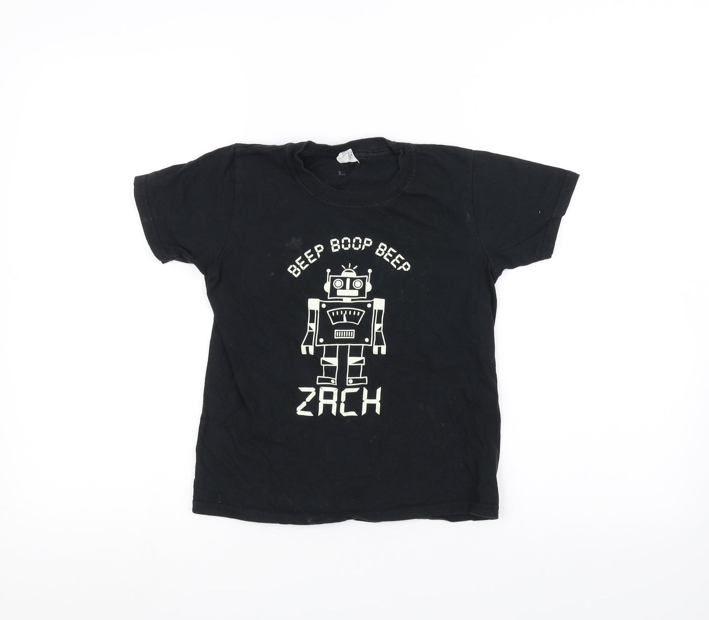 Gilden Boys Black   Basic T-Shirt Size M