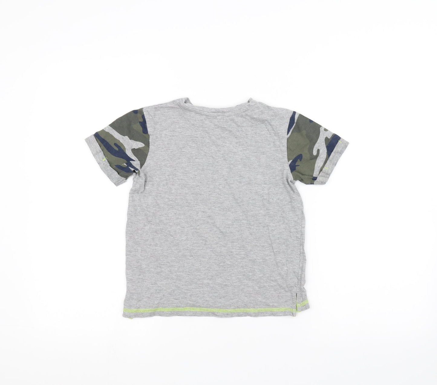 George Boys Grey   Basic T-Shirt Size 7-8 Years