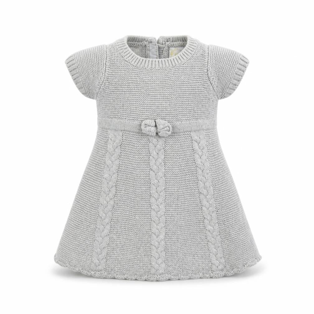 Front view of Young Dimension Baby Grey A-Line, size 3-6, Months