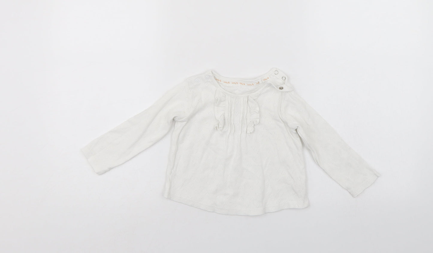 TU Girls White   Pullover Casual Size 9-10 Years