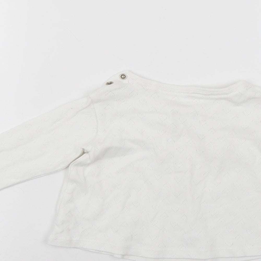 TU Girls White   Pullover Casual Size 9-10 Years