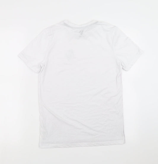 Very Boys White   Basic T-Shirt Size 12 Years
