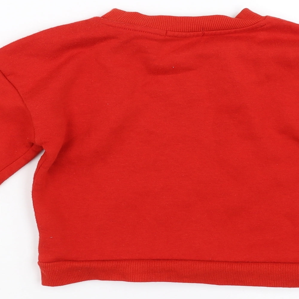 Primark Boys Red   Pullover Sweatshirt Size 8-9 Years  - whatever