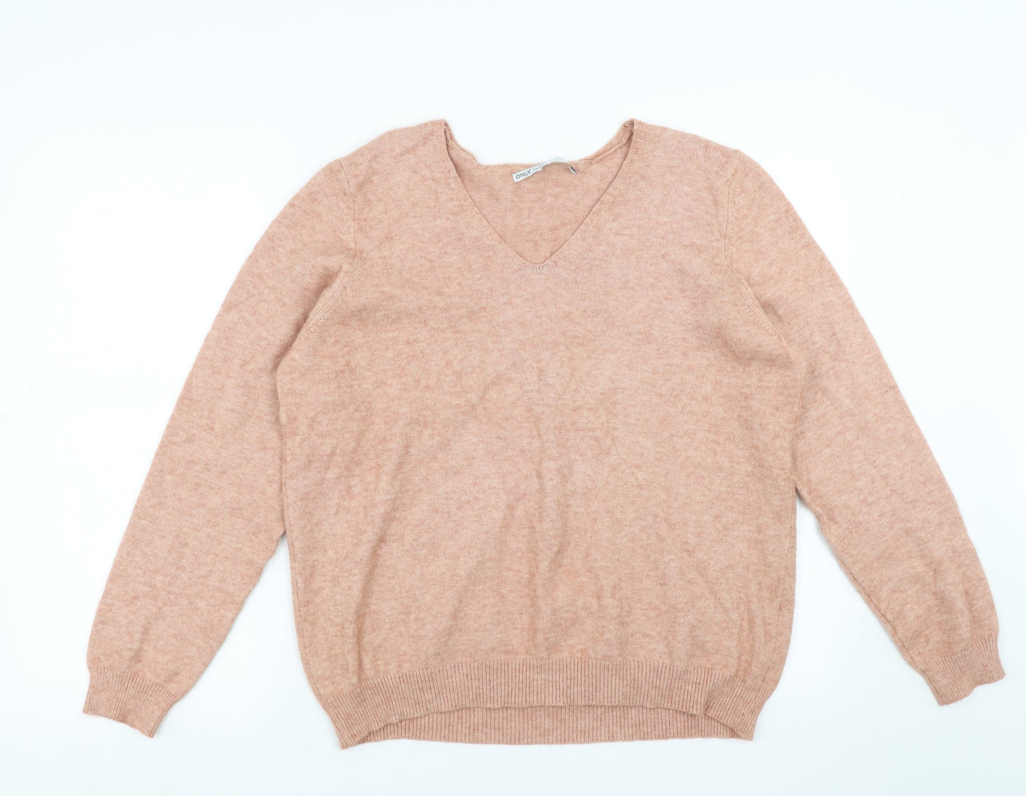 Only Womens Pink   Pullover Jumper Size L