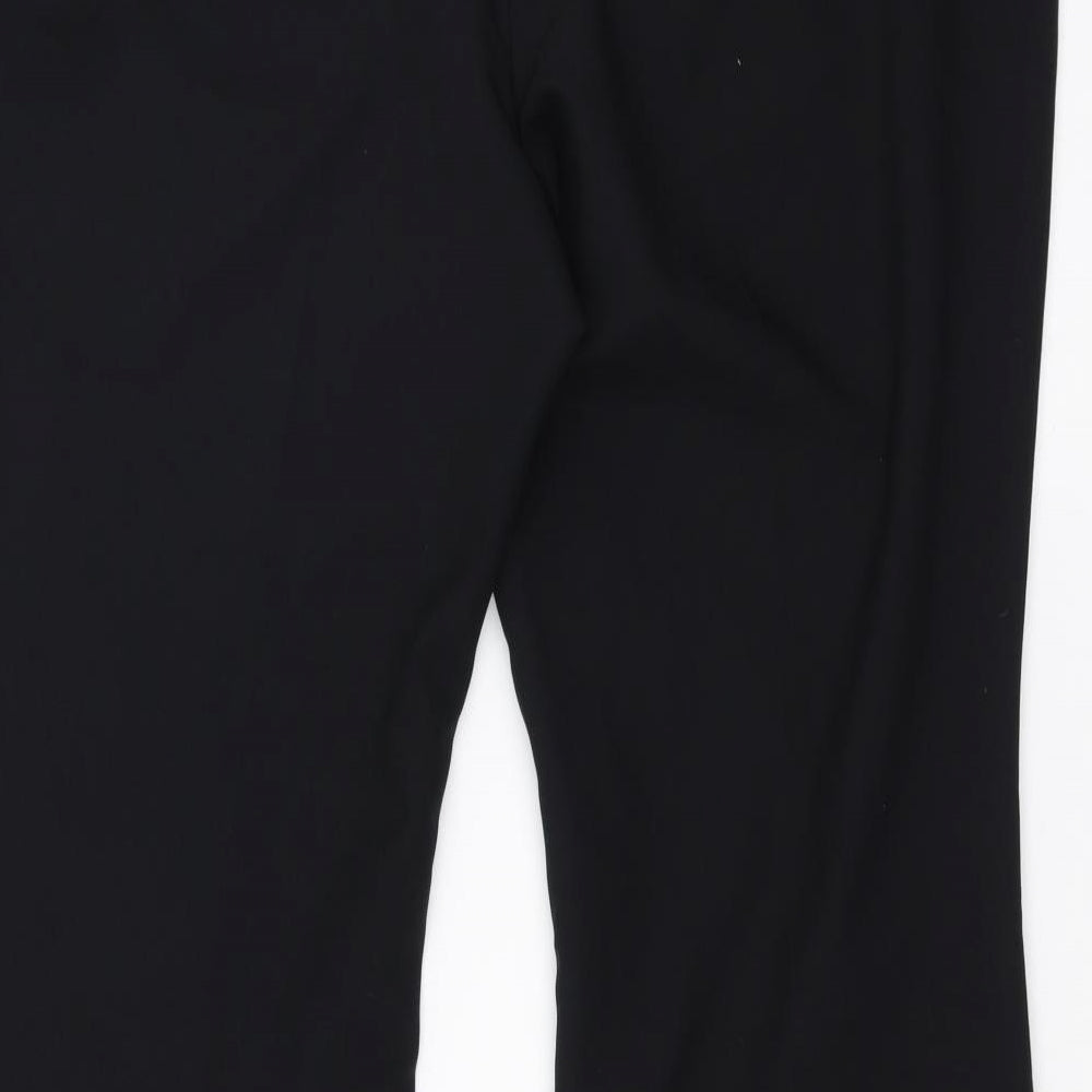 South Womens Black   Trousers  Size 16 L30 in