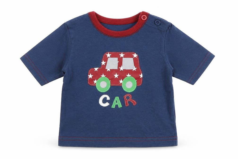 Cherokee Baby Blue   Basic T-Shirt Size Newborn  - car