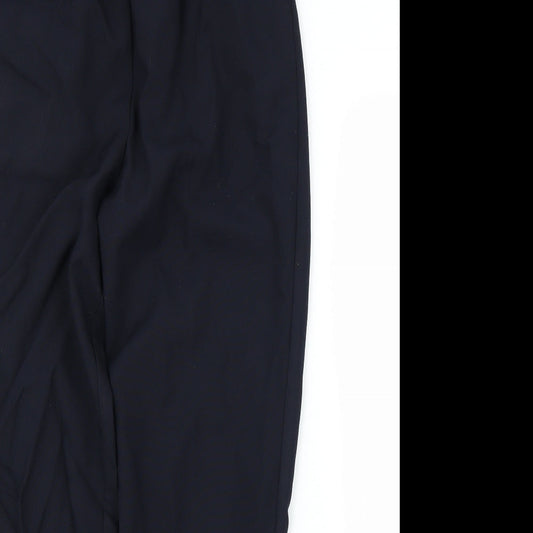 Classics Womens Blue   Carrot Trousers Size 12 L25 in