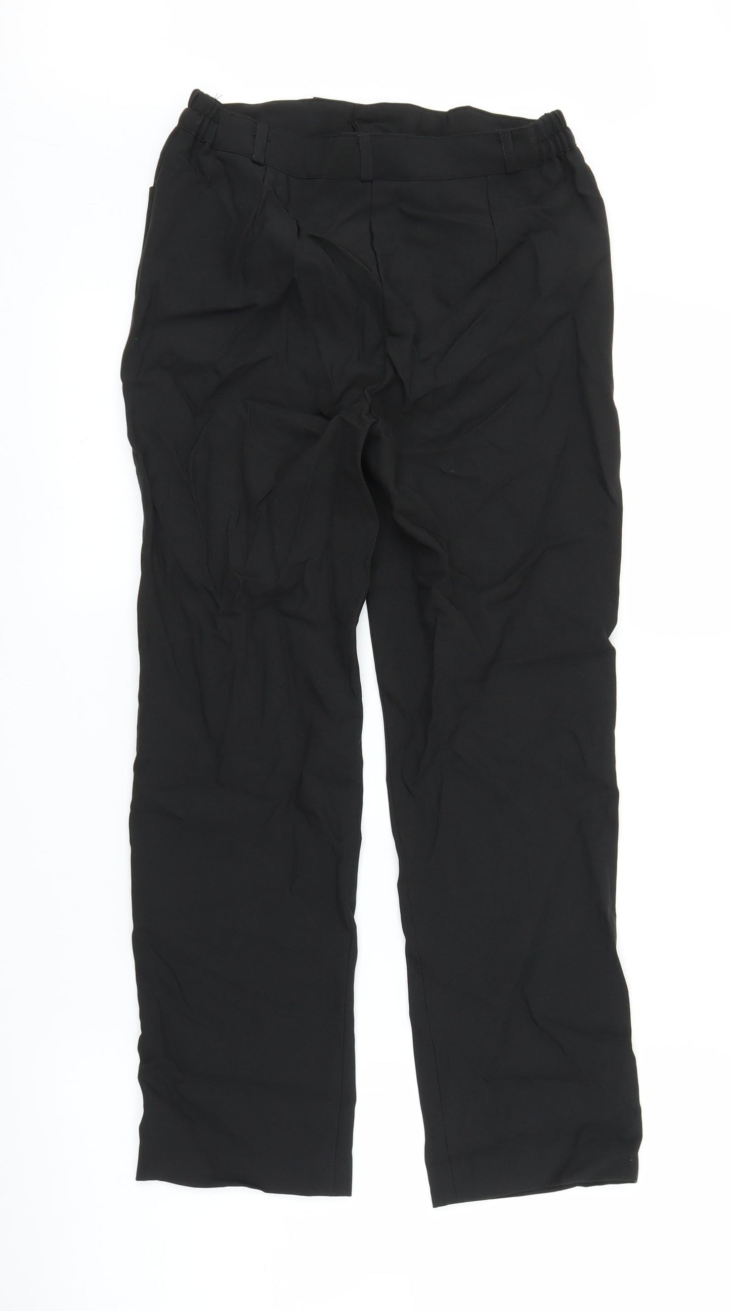 Preworn Boys Black    Trousers Size M