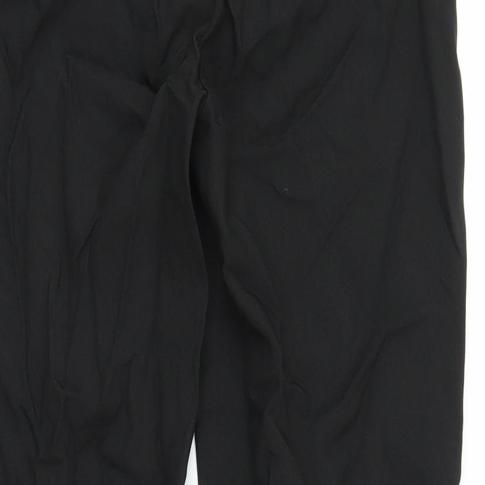 Preworn Boys Black    Trousers Size M