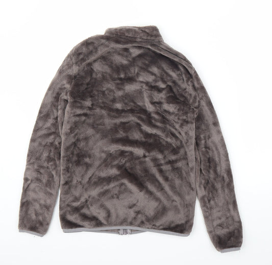 Avenue Womens Brown  Fleece Full Zip Jumper Size 8