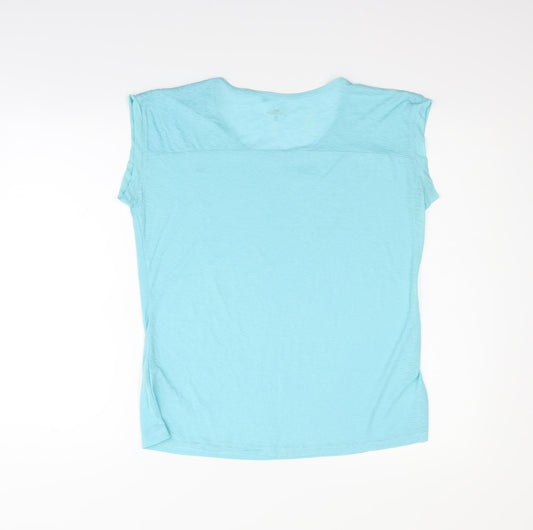 Crane Womens Blue   Basic T-Shirt Size M