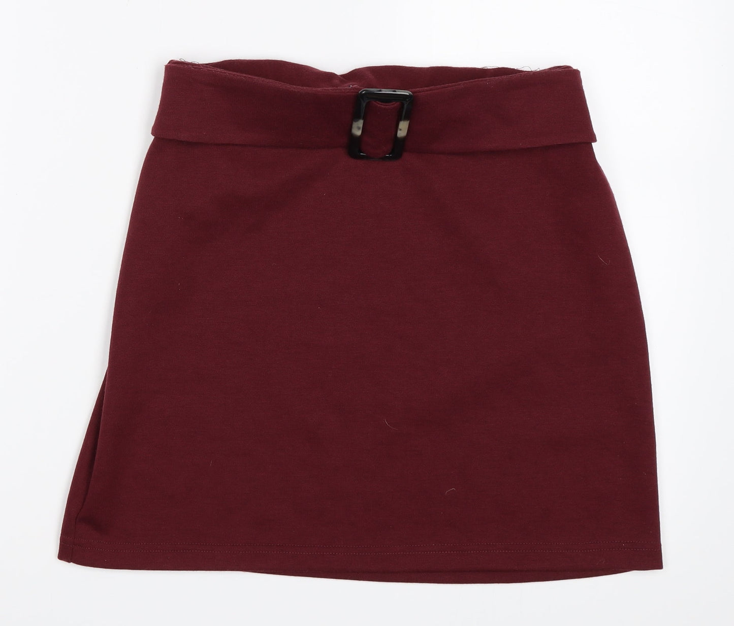 Preworn Womens Red   Mini Skirt Size 27 in