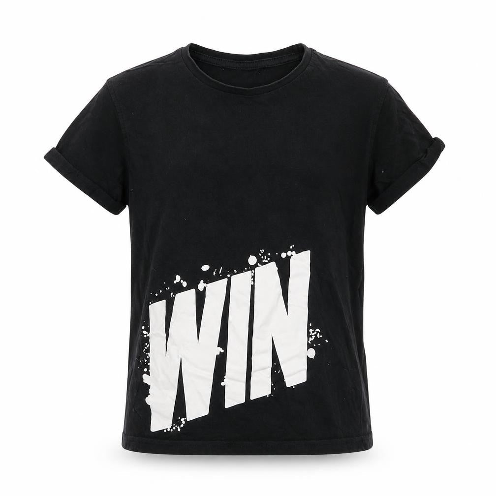 George Boys Black   Basic T-Shirt Size 8-9 Years